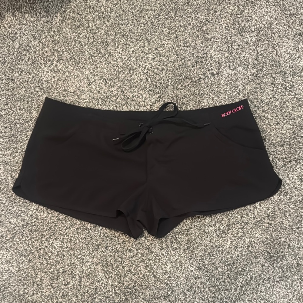 Body Glove Black Swim Coverup Shorts